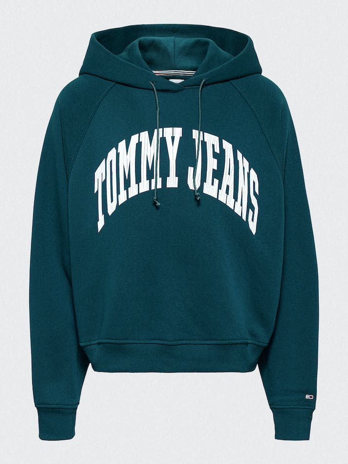 Tommy Hilfiger College Women's Hoodie Green | FmKq219pHjVd