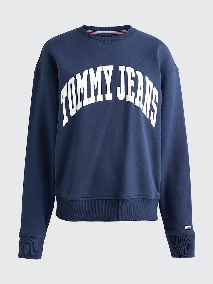 Tommy Hilfiger College Women's Sweatshirt Navy | 7RIx0TNR4sZq