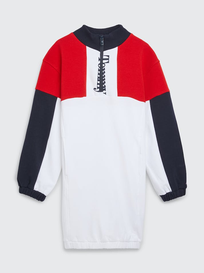 Tommy Hilfiger Colour-Blocked Sweatshirt Kids\' Dress Red White Blue | oW0OH0PdqCxm