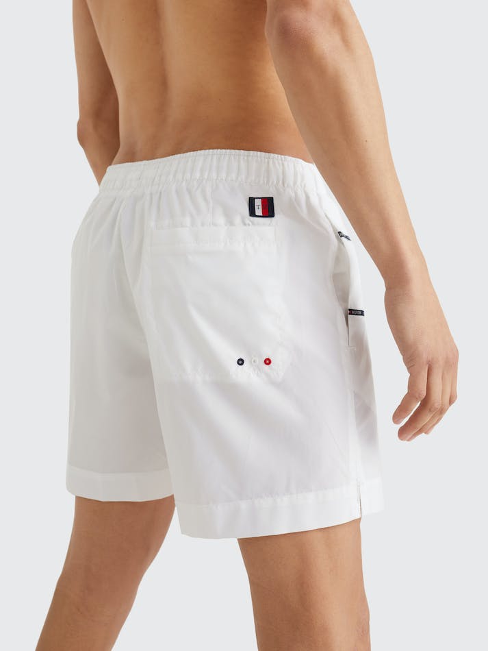 Tommy Hilfiger Colour-Blocked Swim Men's Swimwear White | 10GOjkF5j9H5