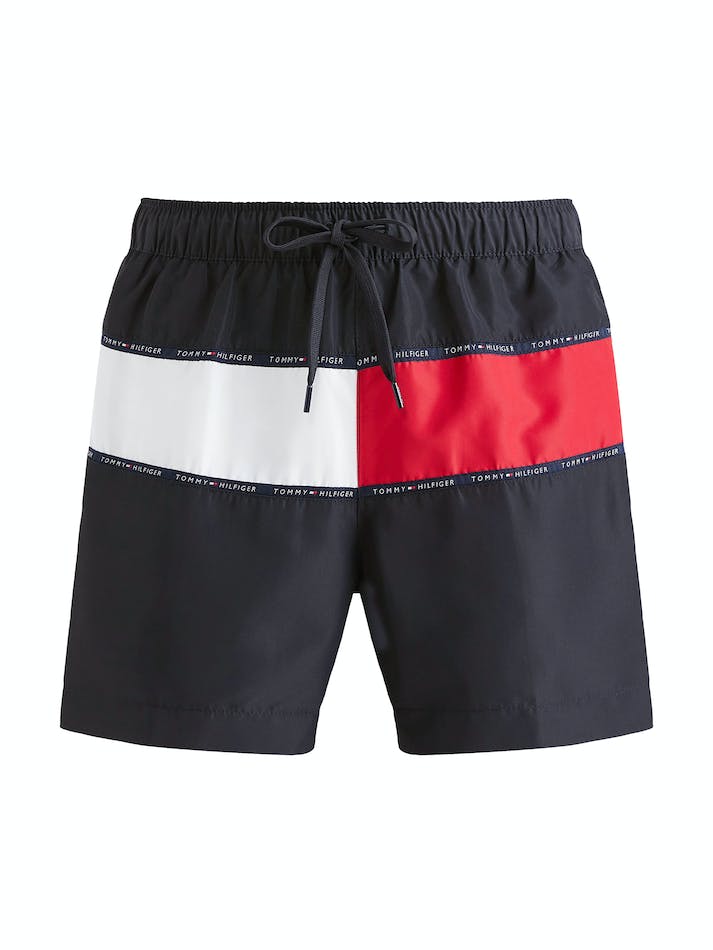 Tommy Hilfiger Colour-Blocked Swim Men's Swimwear Black | 7Cp1dDONd478