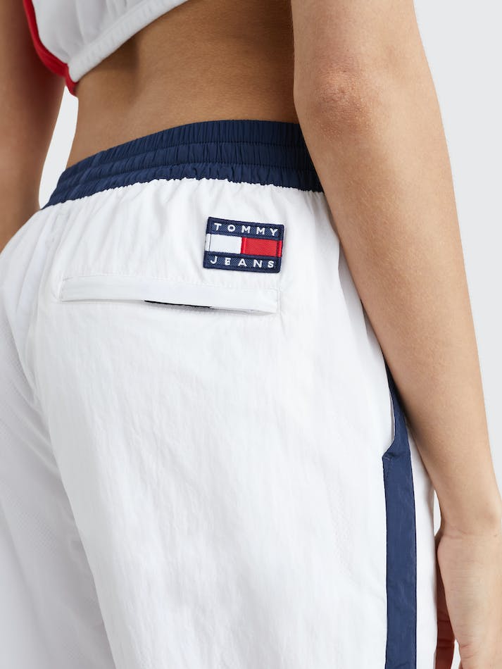 Tommy Jeans Colour-Blocked Woven Women's Jogger White / Multicolor | 2JeTMVhwgUYm