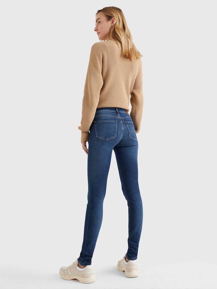 Tommy Hilfiger Como Mid Rise Skinny Th Flex Women's Jeans Izza | ATuq6dDTr6MD