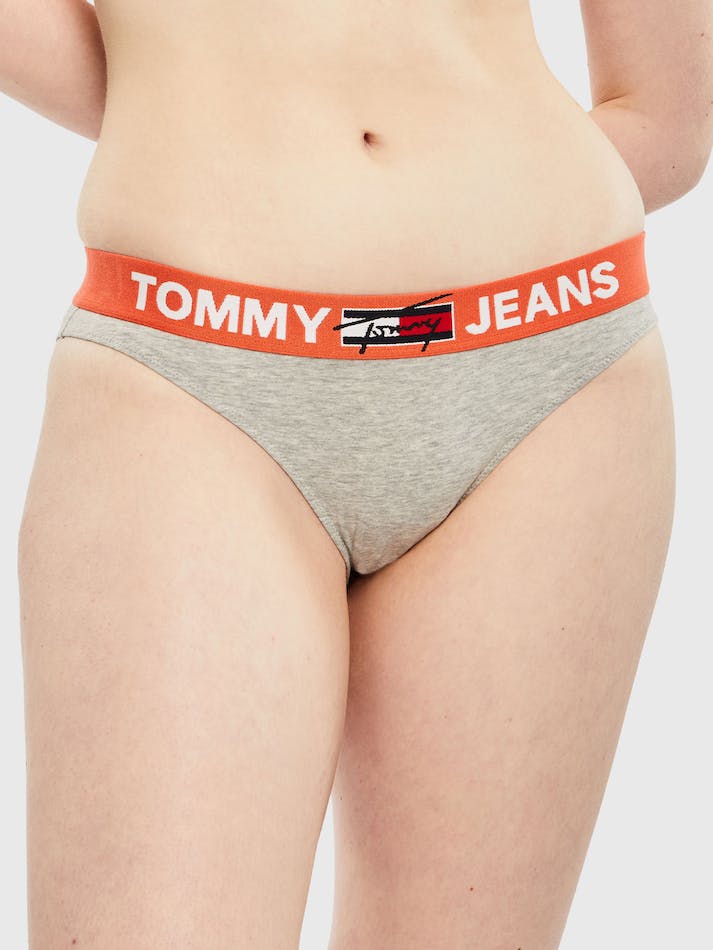 Tommy Hilfiger Contrast Waistband Women's Briefs Light Grey | y0Xc4uX16QTh