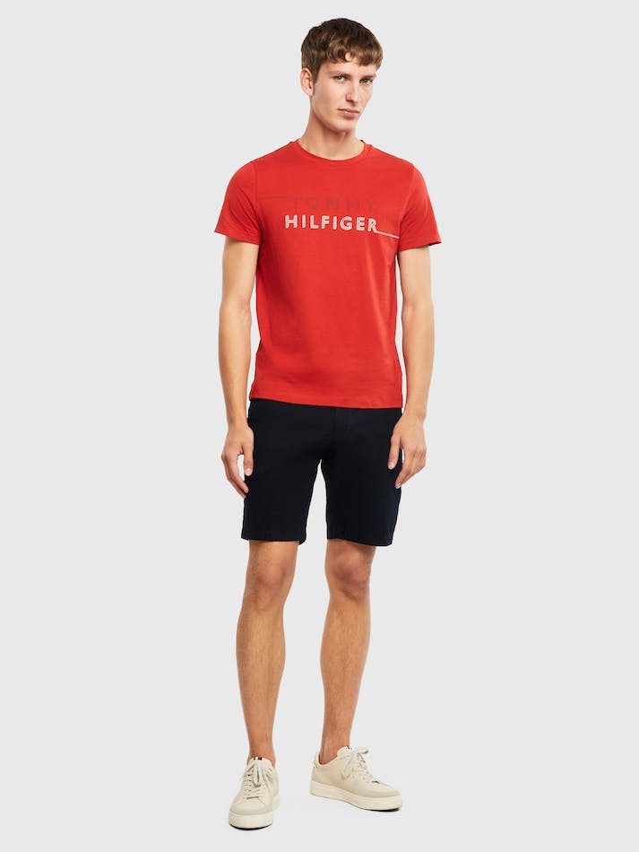 Tommy Hilfiger Corp Men's T Shirts Empire Flame | WrQcGRrzsEWX