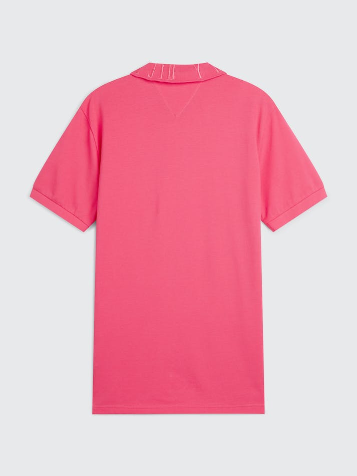 Tommy Hilfiger Cotton Crest Embroidery Men's Polo Shirts Pink | IocQVxIJTi2S