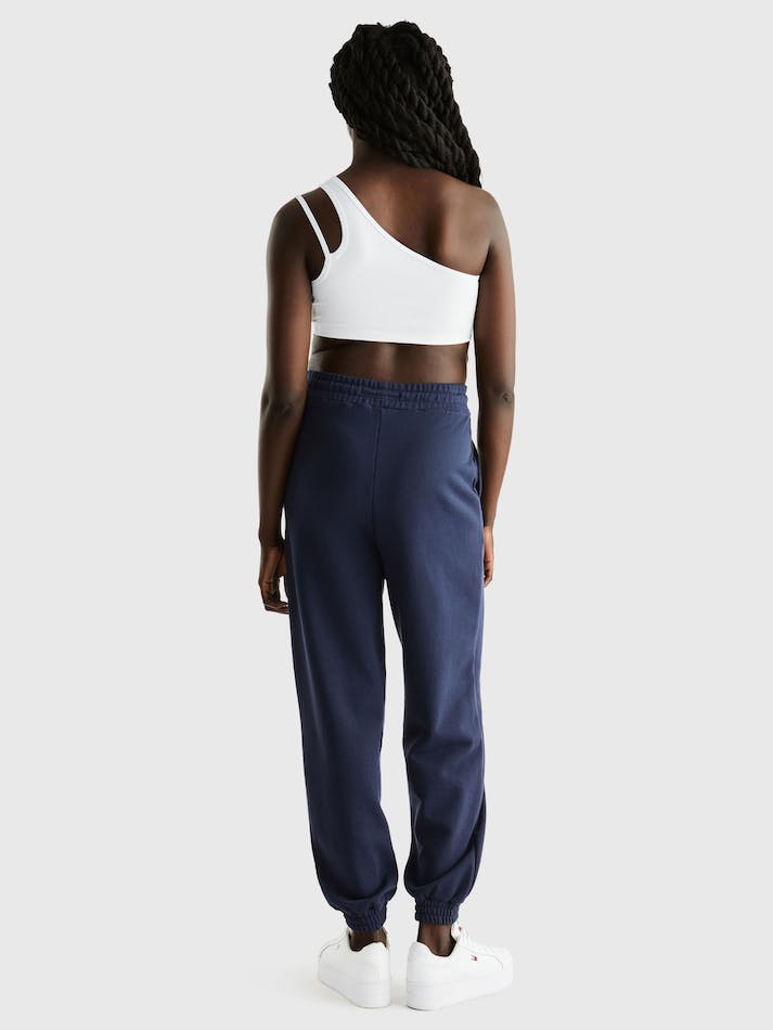 Tommy Jeans Cropped Archive Shoulder Women's Tops White | MkmHybKQXBvk