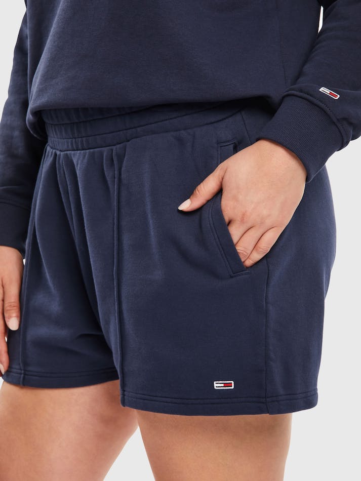 Tommy Jeans Curve Essential Women's Shorts Navy | EFWRTtkImOdA