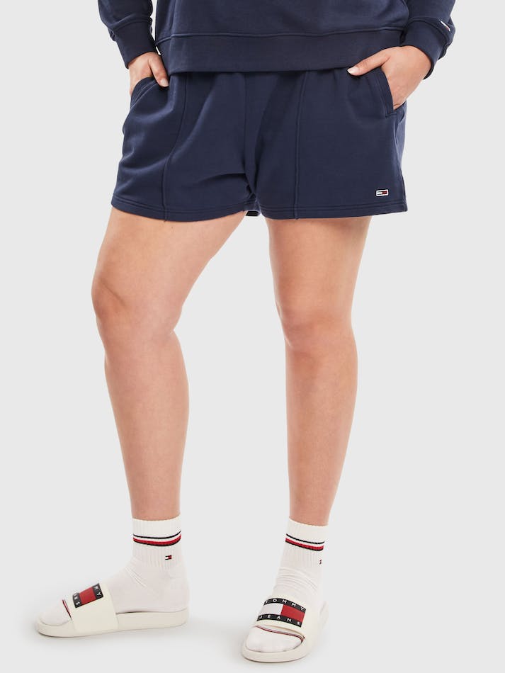 Tommy Jeans Curve Essential Women\'s Shorts Navy | EFWRTtkImOdA