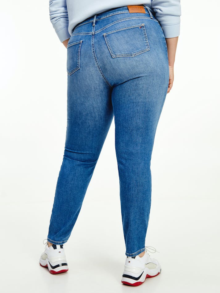 Tommy Hilfiger Curve Harlem High Rise Super Skinny TH Flex Women's Jeans Izzy | GYeccQhKMXEe