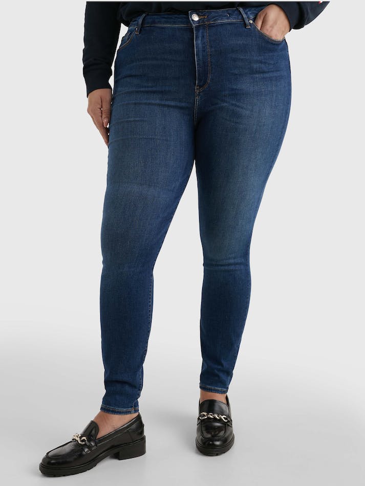 Tommy Hilfiger Curve Harlem High Rise Super Skinny Women's Jeans Izza | JBfgYQpYzRJE