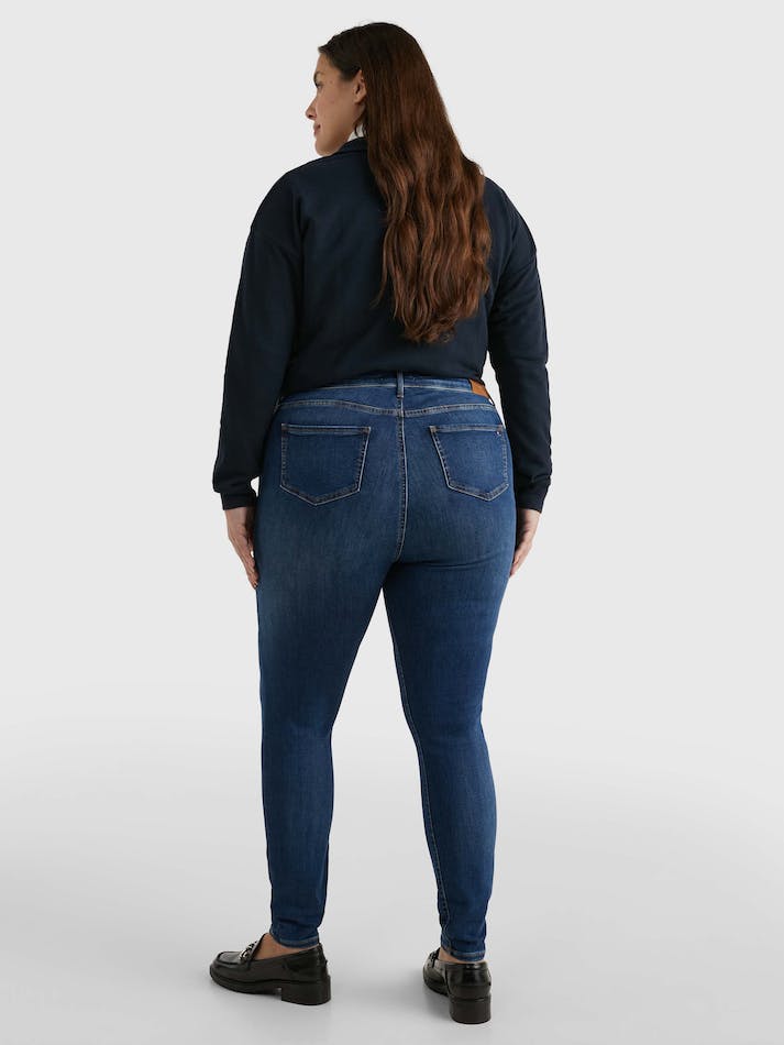 Tommy Hilfiger Curve Harlem High Rise Super Skinny Women's Jeans Izza | JBfgYQpYzRJE