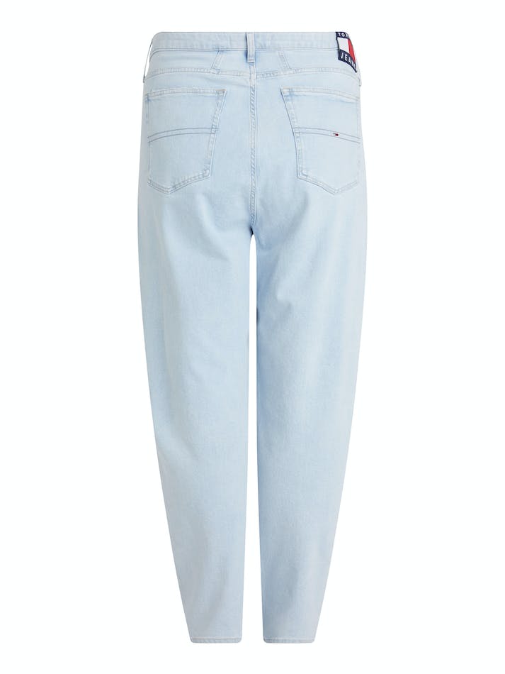 Tommy Hilfiger Curve Mom High Rise Tapered Women's Jeans Blue | QoLvnRShr7Gn