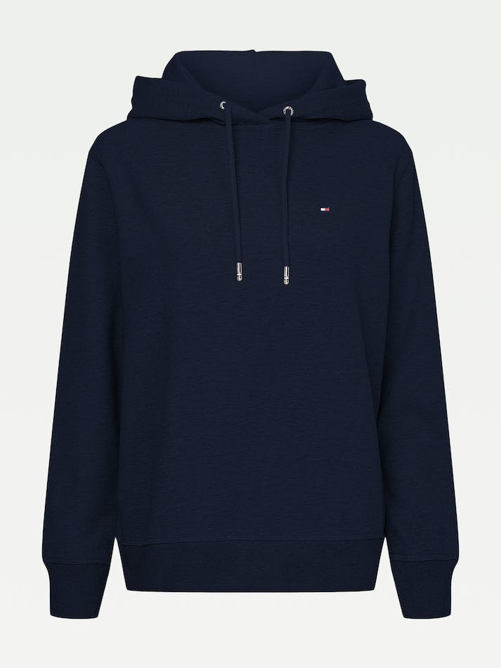 Tommy Hilfiger Curve Regular Women's Hoodie Blue | O9cPUk9SXNYR