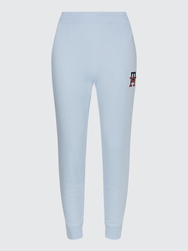 Tommy Hilfiger Curve TH Monogram Tapered Women's Jogger Blue | 2yzUkWxknCt2