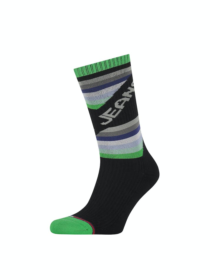 Tommy Jeans Cyber Men\'s Socks Green / Black | u9TY3GhZYyHO