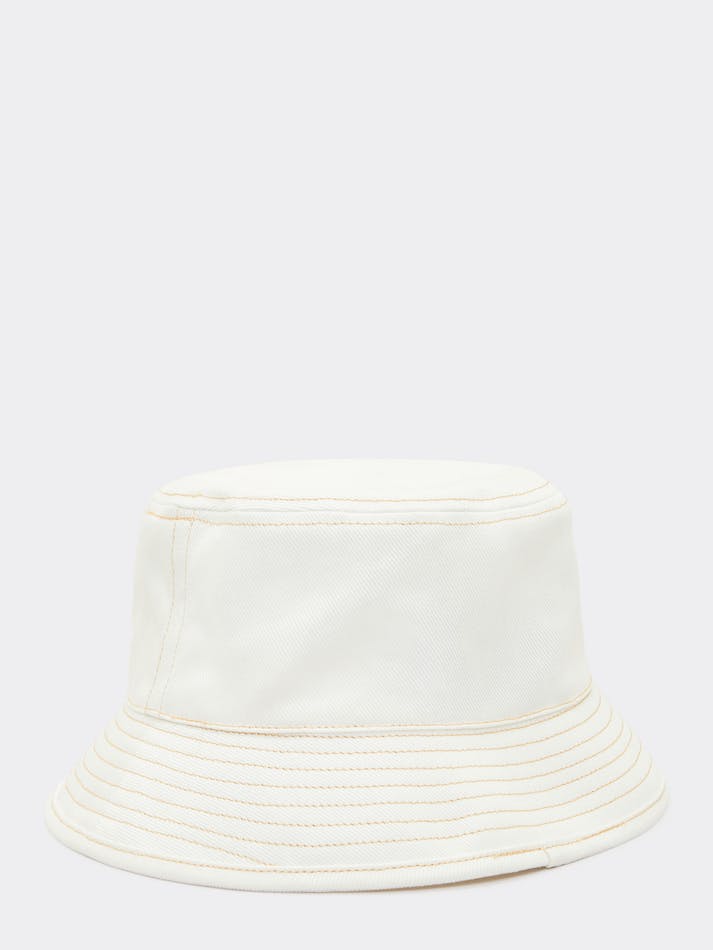 Tommy Hilfiger Denim Bucket Men's Hats White | 1sf8jOW7XvN0