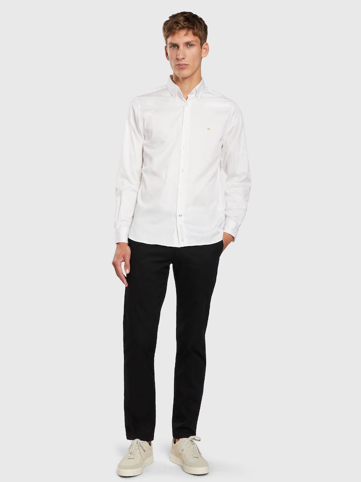 Tommy Hilfiger Diwali Degrade Monogram Men's Shirts White | DHpNkxVQ0eLe