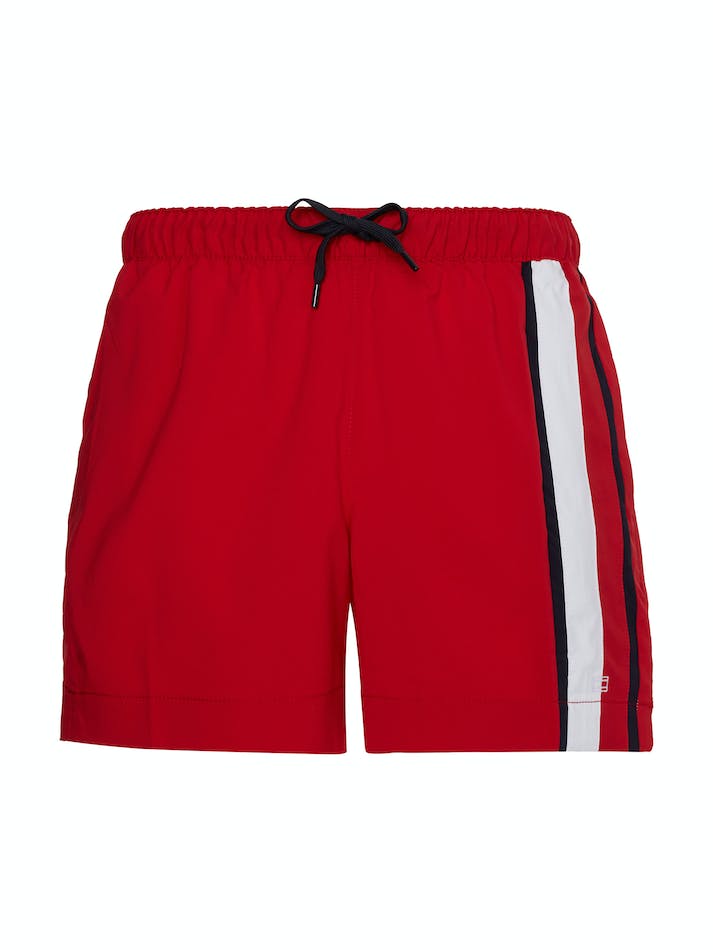 Tommy Hilfiger Drawstring Mid Length Swim Men's Swimwear Red | amUsCQ8aAlUv