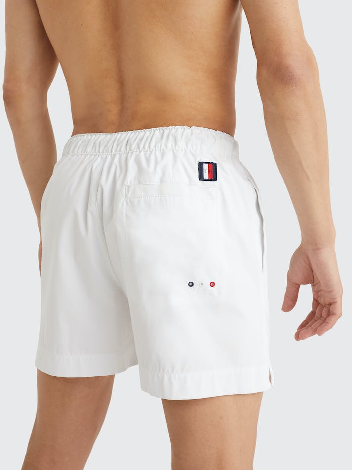 Tommy Hilfiger Drawstring Mid Length Swim Men's Swimwear White | uradsIDuHpqi