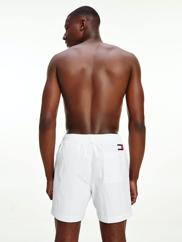 Tommy Hilfiger Drawstring Slim Swim Men's Swimwear White | y08JIJ70Hh3X