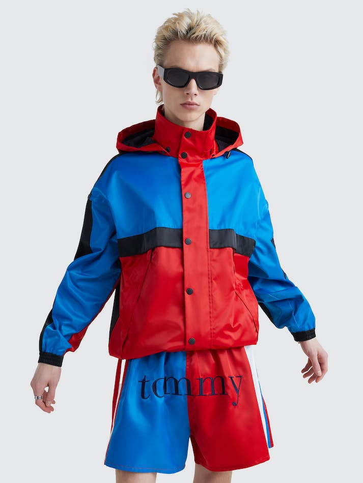 Tommy Jeans Dual Gender Colour-Blocked Sailing Unisex Jackets Ocean Hue | IjJS5VYuFtgI