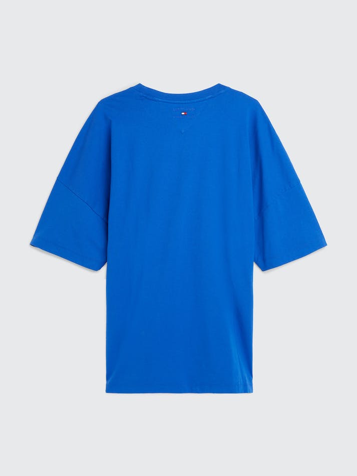 Tommy Jeans Dual Gender Split Hem Unisex T Shirts Deep Blue | wYUNyqHEXHzn