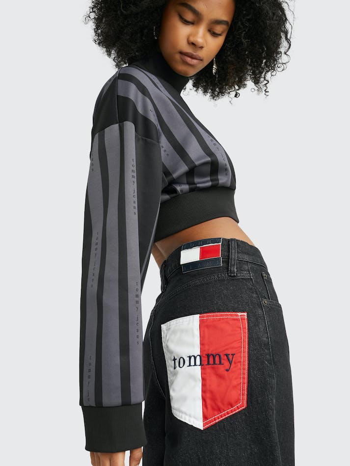 Tommy Jeans Dual Gender Wide Leg Unisex Jeans Blue Black | gfjpay5cLWDz