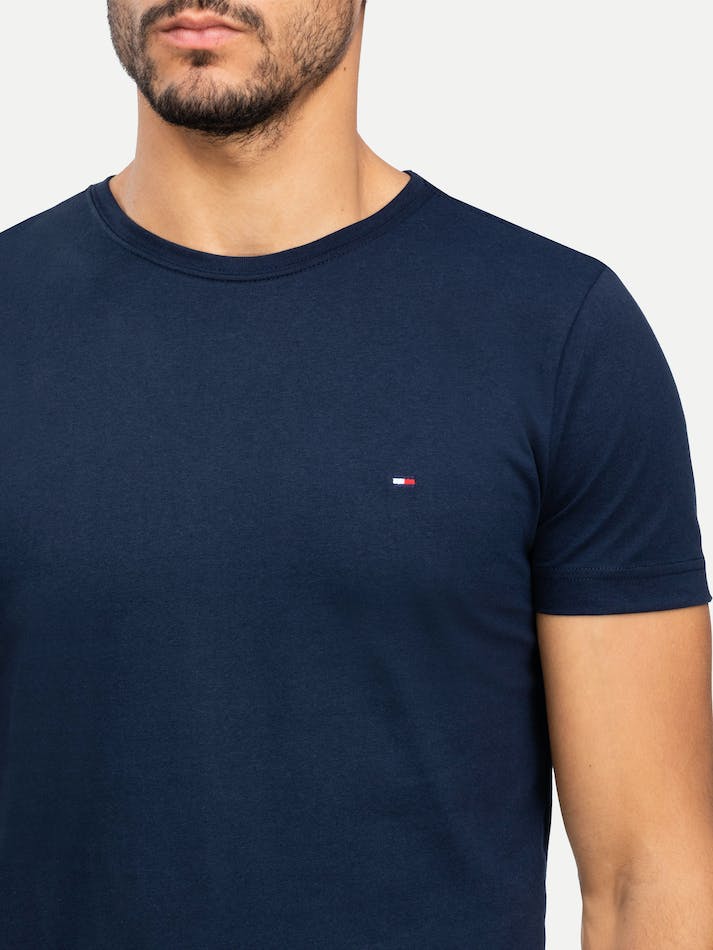 Tommy Hilfiger Essential Cotton Men's T Shirts Blue | 3DcaeQoVxodc