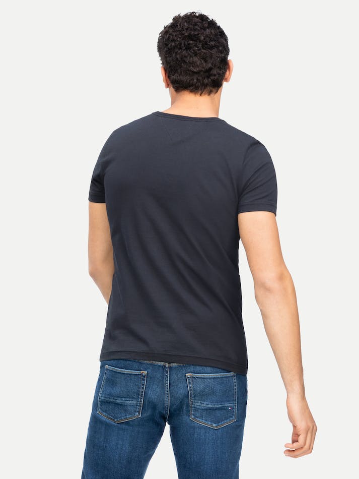 Tommy Hilfiger Essential Cotton Men's T Shirts Black | hN3opvOri6og