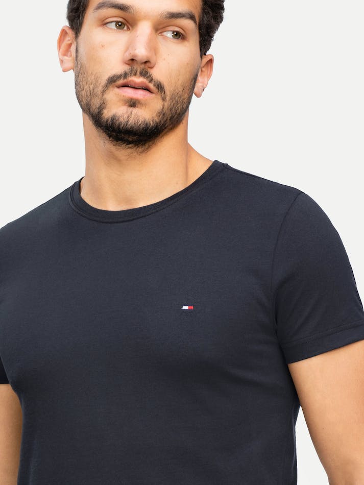 Tommy Hilfiger Essential Cotton Men's T Shirts Black | hN3opvOri6og