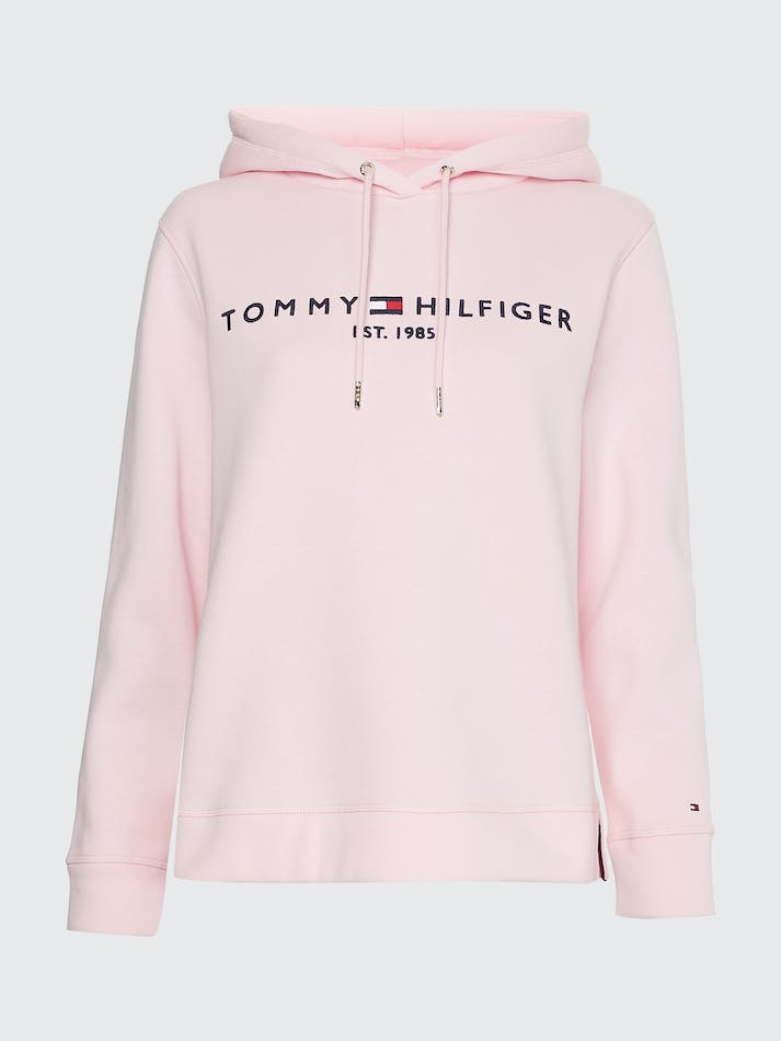 Tommy Hilfiger Essential Drawstring Women's Hoodie Pink | gi9hZkI5LeuX