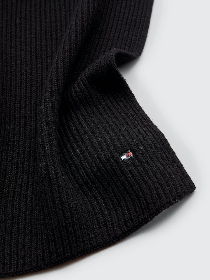 Tommy Hilfiger Essential Knitted Women's Scarves Black | YGFdt5q9VAo5