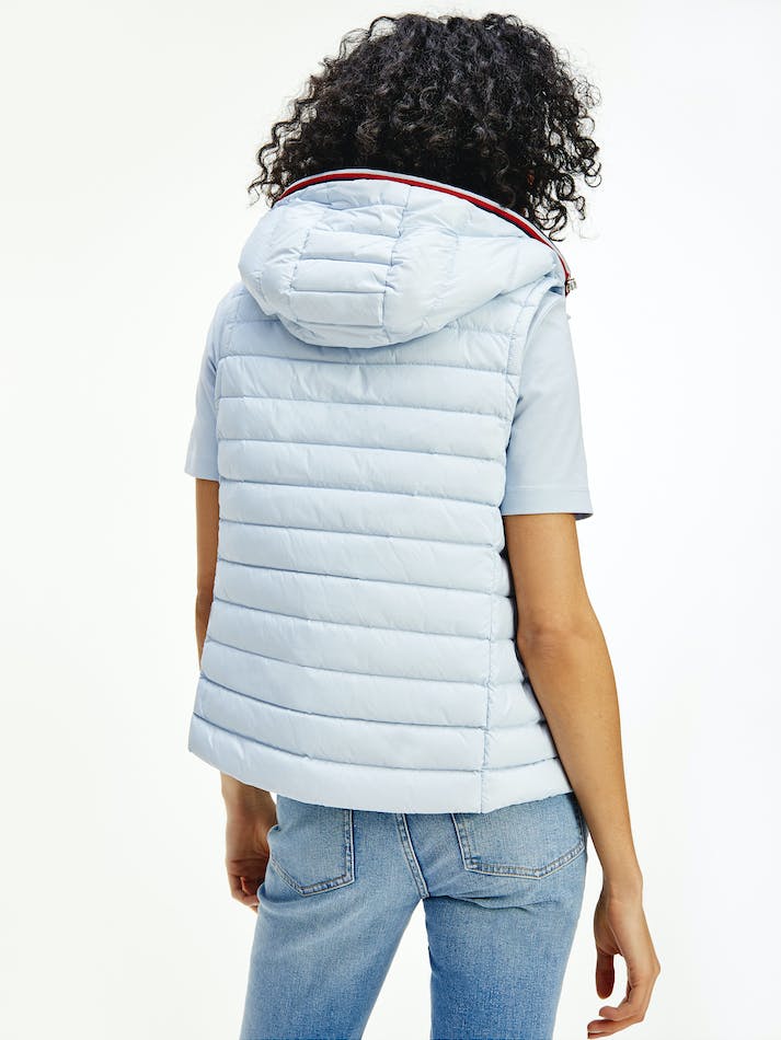 Tommy Hilfiger Essential Lightweight Down Women's Vest Blue | dXB3kKtfsO87