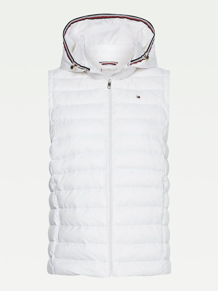 Tommy Hilfiger Essential Lightweight Down Women's Vest White | hv2oeyomieL6