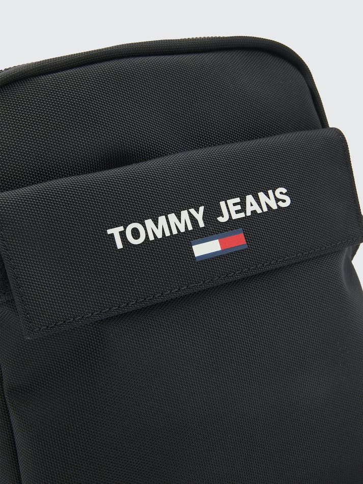 Tommy Hilfiger Essential Logo Reporter Men's Bags Black | skRfdNuo9cj4