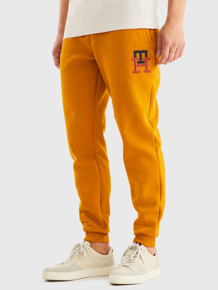 Tommy Hilfiger Essential Monogram Men\'s Sweatpants Gold | BHNHwNWRIx00