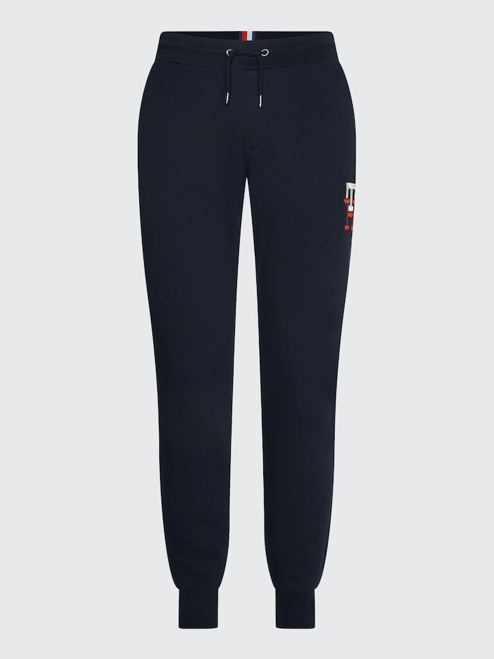 Tommy Hilfiger Essential Monogram Men's Sweatpants Blue | FRKKaOgiSD0H