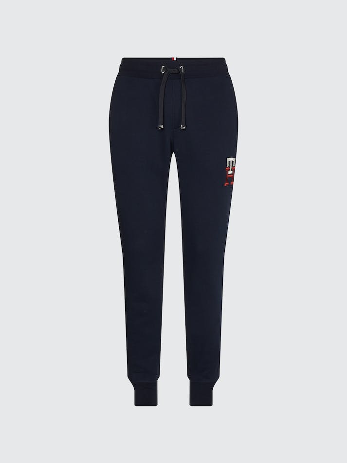 Tommy Hilfiger Essential Monogram Men's Sweatpants Blue | wRvodaPgP4Rn