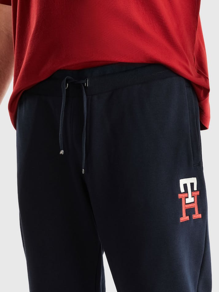 Tommy Hilfiger Essential Monogram Men's Sweatpants Blue | wRvodaPgP4Rn