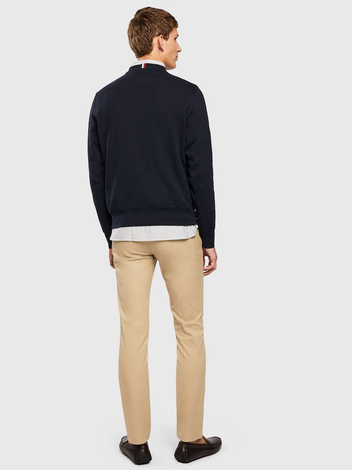 Tommy Hilfiger Essential Monogram Men's Sweatshirt Blue | qTslyrPO9mbI