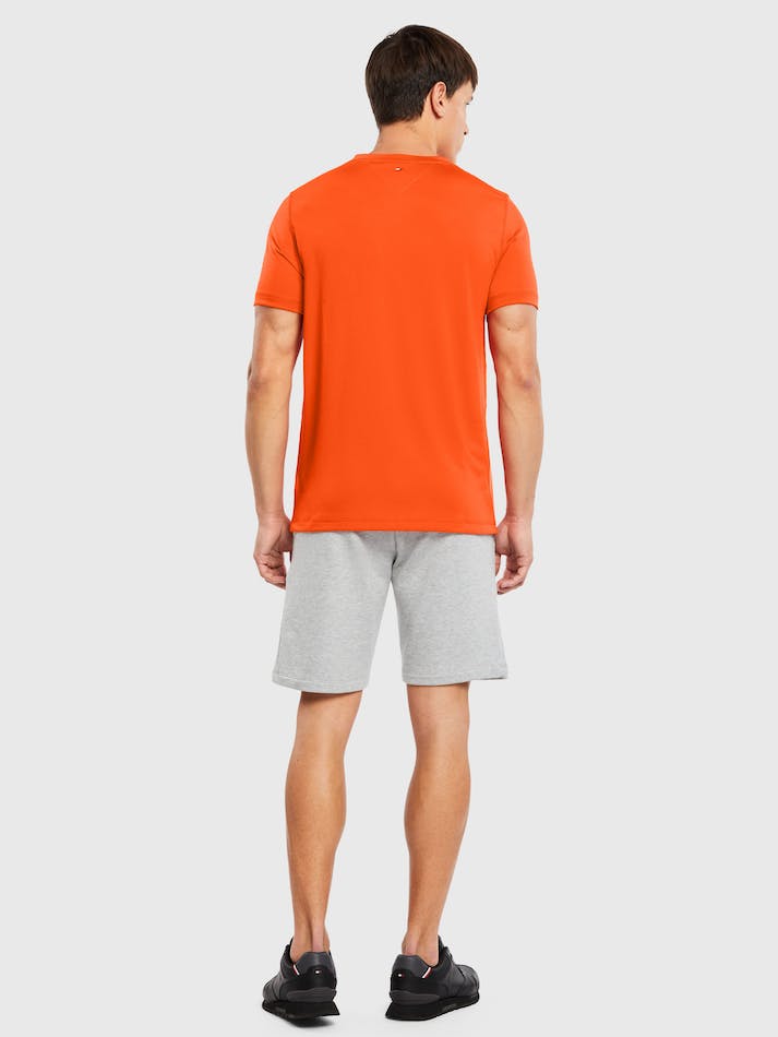 Tommy Hilfiger Essential Training Big Logo Men's T Shirts Orange | GTp055QBPQ5o