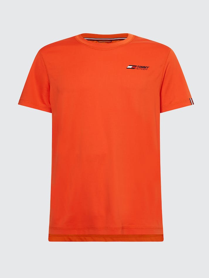 Tommy Hilfiger Essential Training Big Logo Men's T Shirts Orange | GTp055QBPQ5o