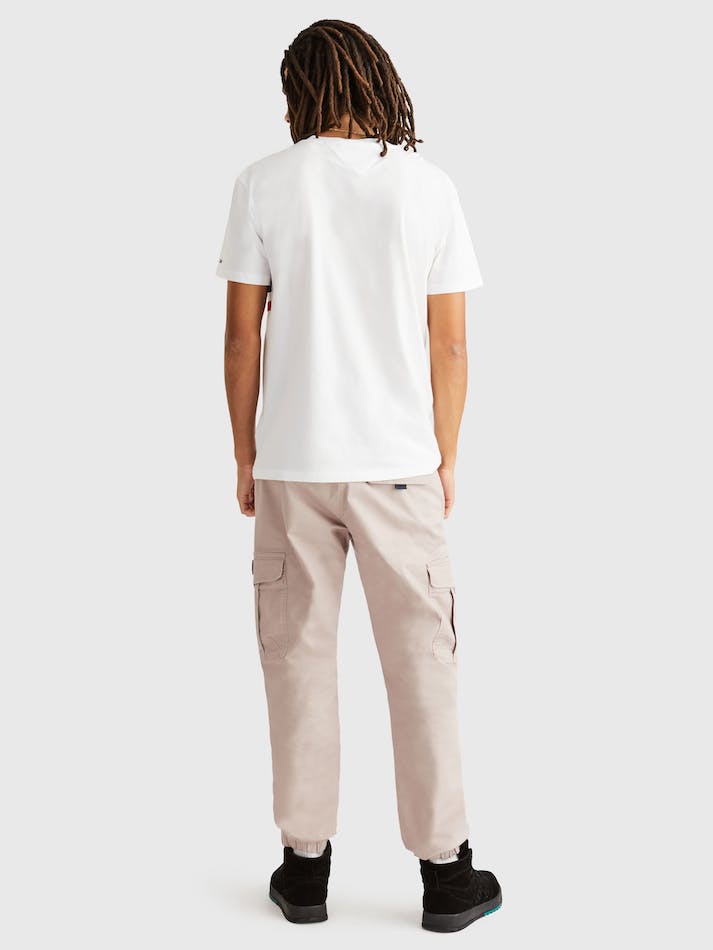 Tommy Jeans Ethan Washed Twill Men's Cargo Pants Grey | It0Uduck2hpE