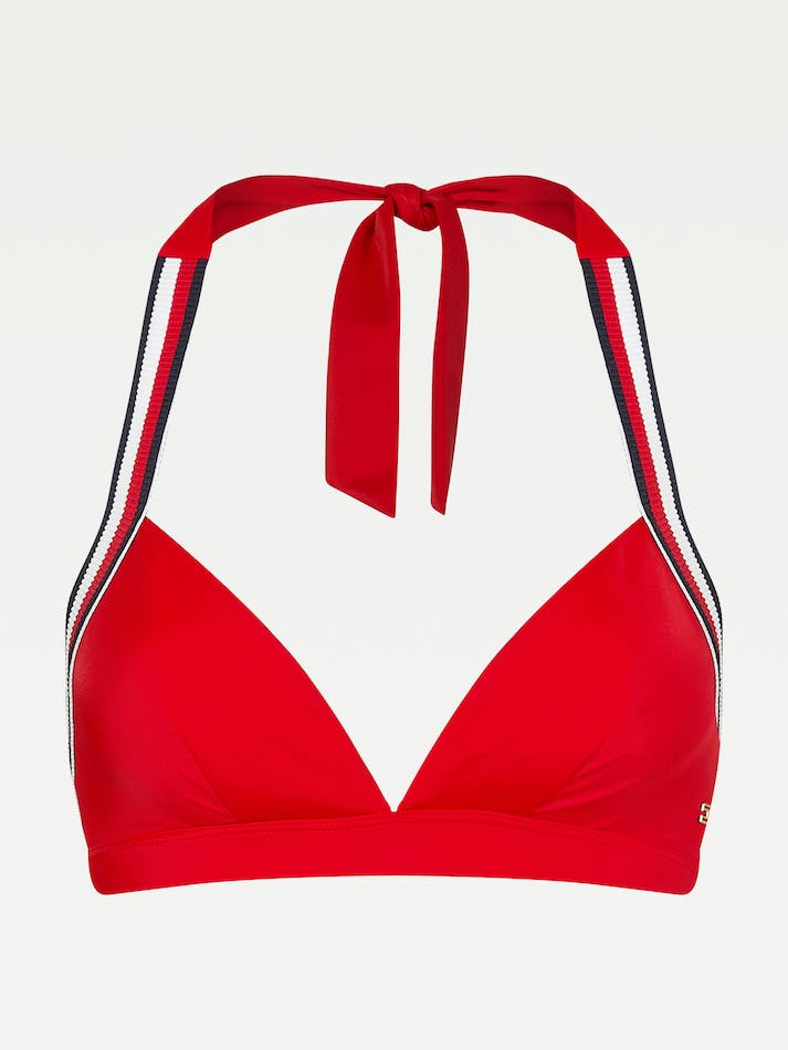 Tommy Hilfiger Fixed Triangle Bikini Women's Swimwear Red | WvVwelTHG7gE