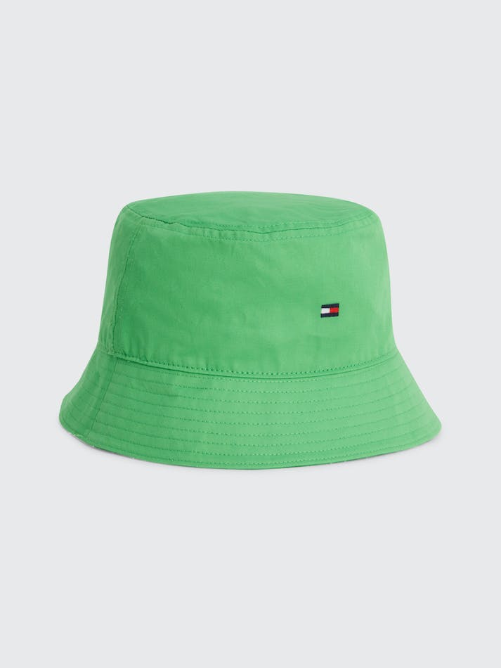 Tommy Hilfiger Flag Embroidery Bucket Men's Hats Light Green | miRQqF64NdZV