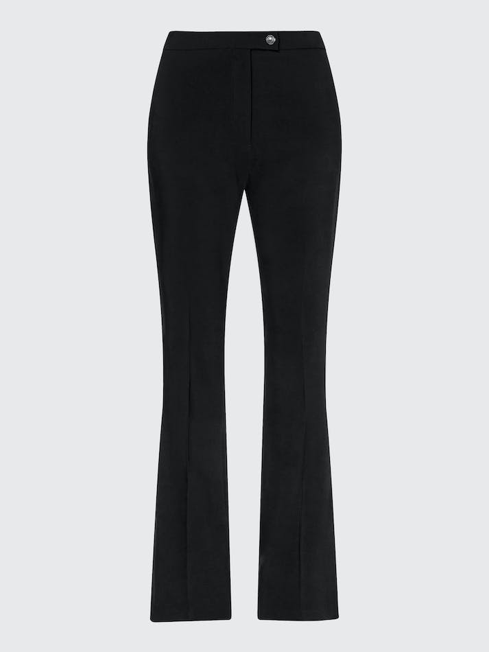 Tommy Hilfiger Flared Leg Women's Trousers Black | itSRDXxcPMd7