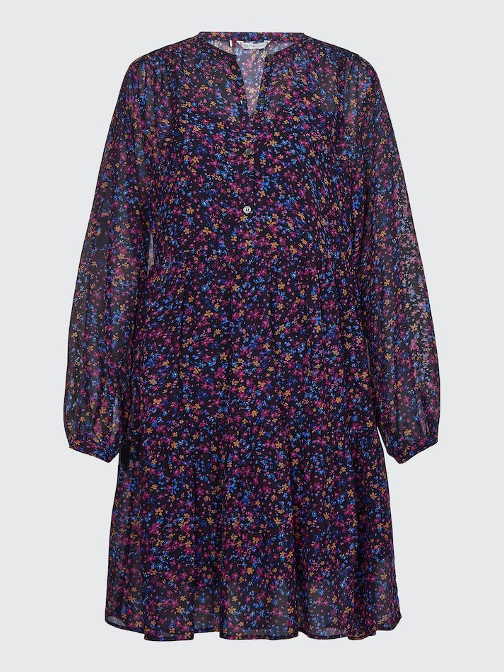 Tommy Hilfiger Floral Relaxed Fit Shirt Women's Dress Flower / Multicolor | kc8rfm89OeQ9