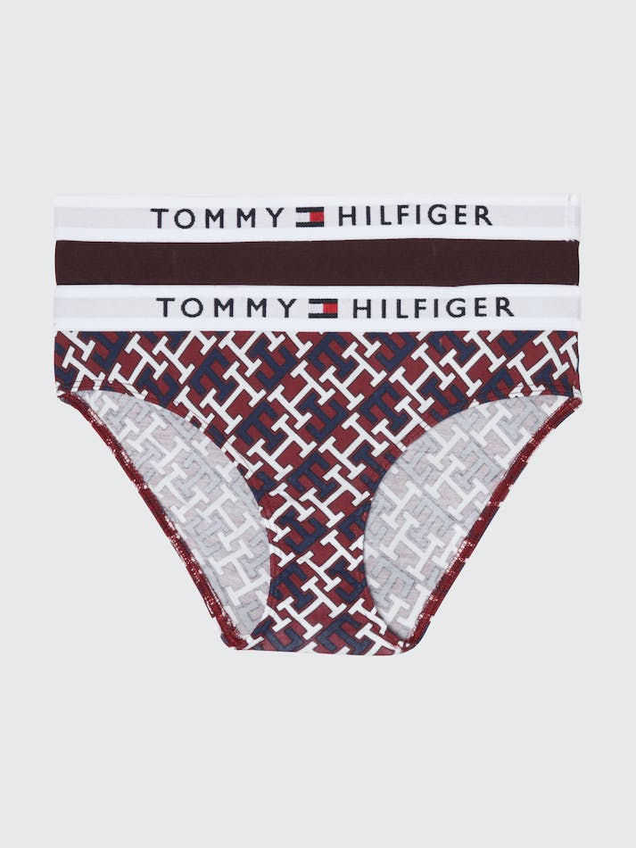 Tommy Hilfiger Girls 2-Pack Original Kids\' Underwear Deep Burgundy | z7hV5nIbCT4d