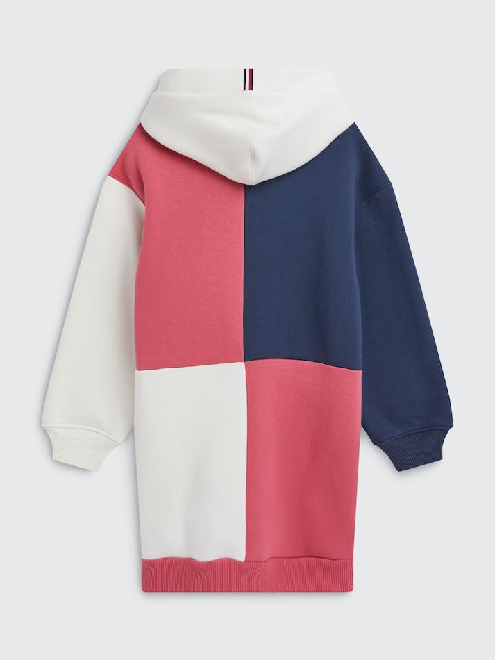 Tommy Hilfiger Girls 3-7 Colour-Blocked Hoodie Kids' Dress Navy | hMz7BMpqzSAG